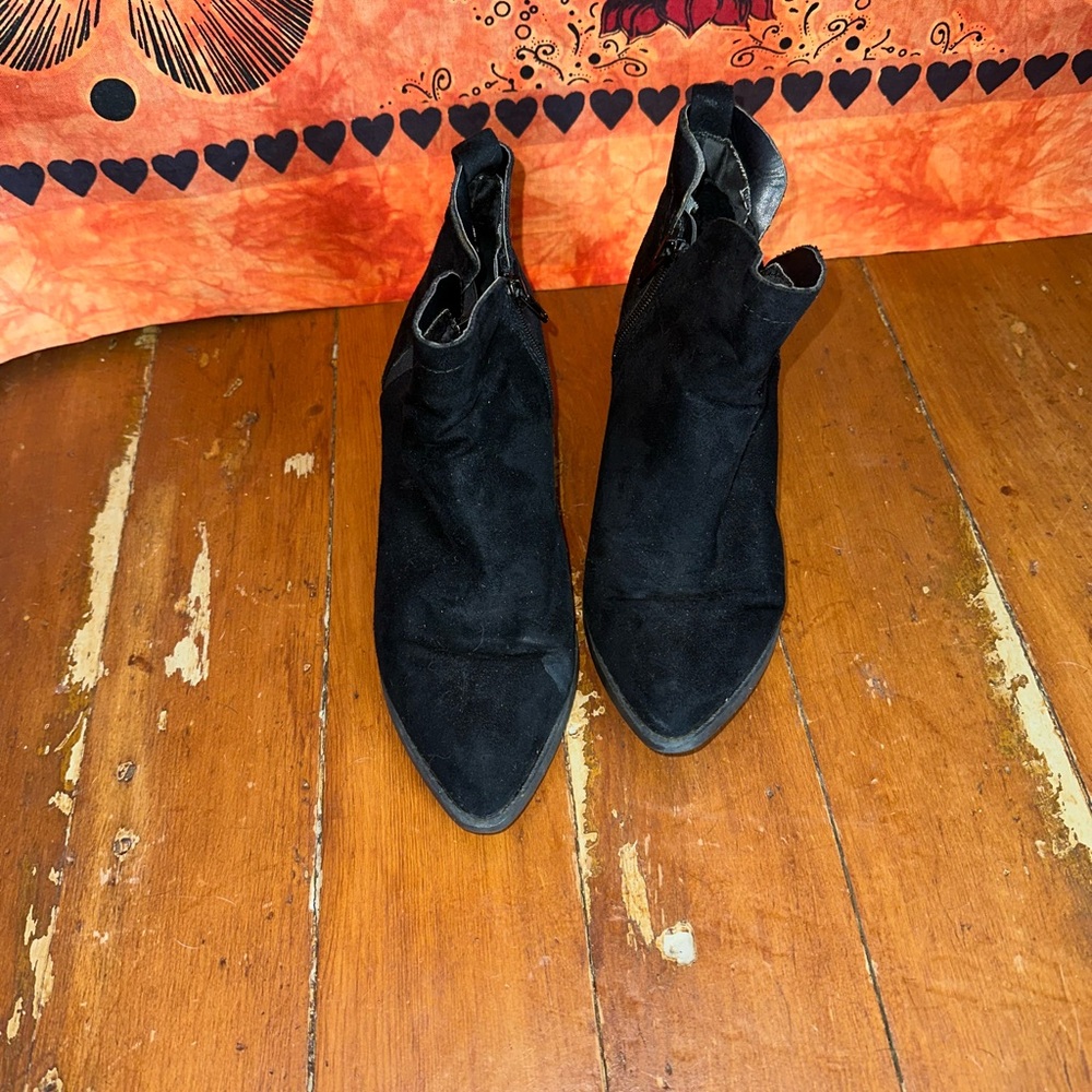 Carlos by Carlos Santana Black Ankle Booties